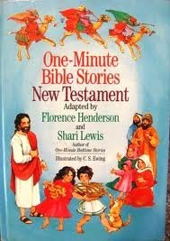 one minute bible stories new testament 1st edition florence henderson ,shari lewis 0385232861, 978-0385232869