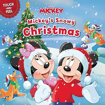 mickey and friends mickeys snowy christmas 1st edition disney books 1368043763, 978-1368043762