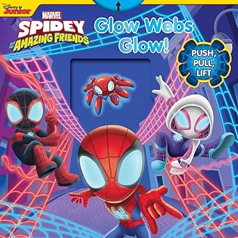 marvel spidey and his amazing friends glow webs glow 1st edition grace baranowski ,adam devaney 0794451365,