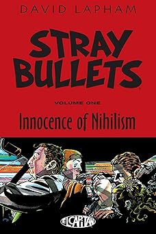 stray bullets volume 1 innocence of nihilism 1st edition david lapham 1632151138, 978-1632151131