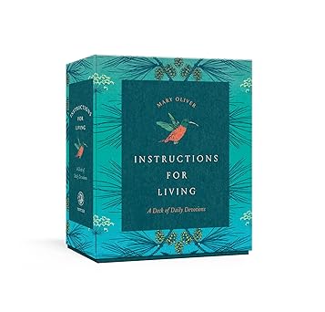 instructions for living a deck of daily devotions 1st edition mary oliver 0593580273, 978-0593580271