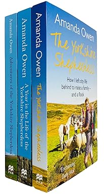 the yorkshire shepherdess series 3 books collection set by amanda owen 1st edition amanda owen 1529066530,