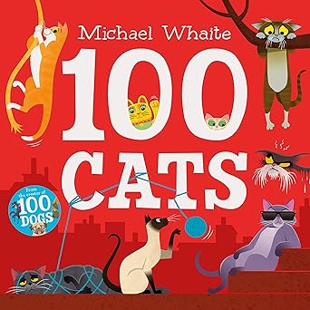 100 cats 1st edition michael whaite 024134980x, 978-0241349809