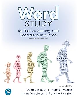 word study for phonics spelling and vocabulary instruction 1st edition donald bear ,marcia invernizzi ,shane