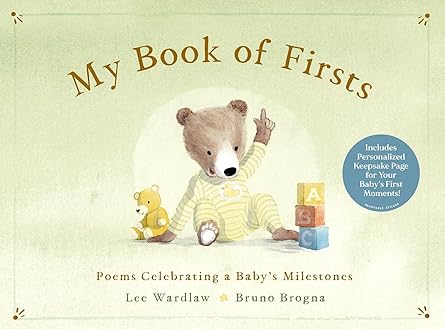 my book of firsts poems celebrating a babys milestones 1st edition lee wardlaw ,bruno brogna 1636551297,