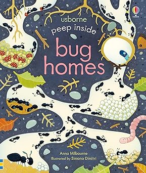 peep inside bug homes 1st edition anna milbourne ,simona dimitri 1474950825, 978-1474950824