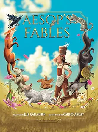 aesops fables a poetic primer 1st edition b b gallagher ,carles arbat 1737079615, 978-1737079613