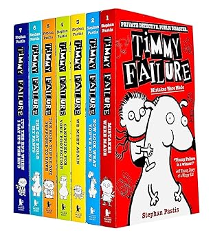 timmy failure series stephan pastis collection 7 books set 1st edition stephan pastis 9123762357,