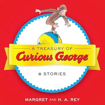 a treasury of curious george 8 stories in 1 1st edition h a rey ,margret rey 1328905144, 978-1328905147