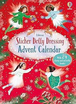 sticker dolly dressing advent calendar a festive advent calendar collection of dress up sticker dolls puzzles
