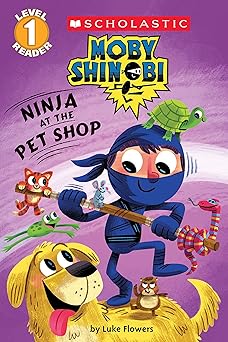 ninja at the pet shop 1st edition luke flowers 1338187260, 978-1338187267