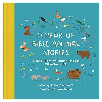 a year of bible animal stories a treasury of 48 best loved stories from gods word 1st edition jane landreth