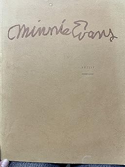 minnie evans artist 1st edition nina howell starr exhibition catalog lovell, charles m , brooke d anderson,