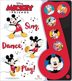 disney mickey mouse and friends sing dance play music sound book pi kids 1st edition pi kids ,editors of
