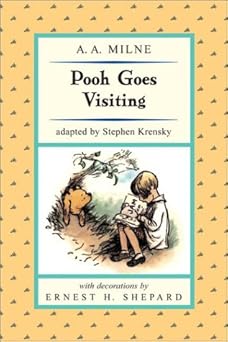 pooh goes visiting 1st edition a a milne ,stephen krensky ,ernest h shepard 0142301841, 978-0142301845