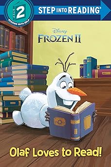 olaf loves to read 1st edition rh disney 0736440828, 978-0736440820
