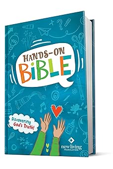 nlt hands on bible for kids full color family activities amazing facts charts and maps 1st edition new living