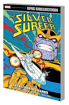 silver surfer epic collection the return of thanos 1st edition steve englehart ,marvel various ,ron lim