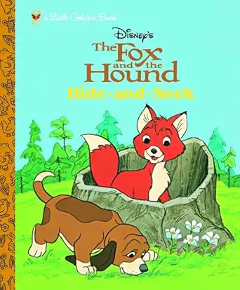 the fox and the hound hide and seek 1st edition golden books ,disney storybook art team 0375836624,