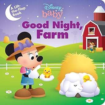 disney baby good night farm 1st edition disney books 1368050018, 978-1368050012