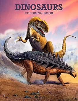dinosaurs coloring book 1st edition sergey krasovskiy 0764986600, 978-0764986604