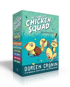 the complete chicken squad misadventures the chicken squad the case of the weird blue chicken into the wild