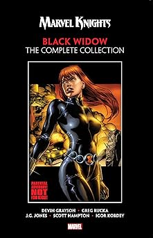 marvel knights black widow by grayson and rucka the complete collection 1st edition devin grayson ,greg rucka