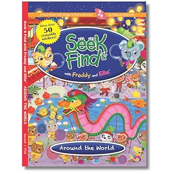 seek and find with freddy and elliea around the world 1st edition eleonora barsotti 1945546557, 978-1945546556