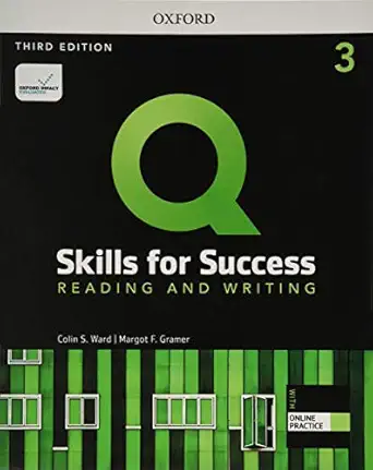 q skills for success reading and writing 3rd level student book and iq online access 1st edition varios