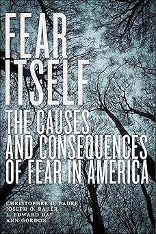 fear itself the causes and consequences of fear in america 1st edition christopher d bader ,joseph o baker ,l
