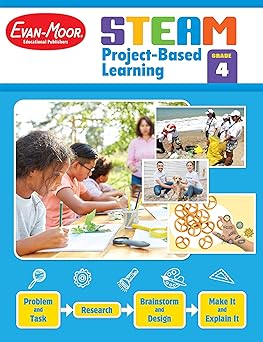evan moor steam project based learning grade 4 activities homeschooling and classroom resource workbook