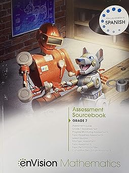 envision mathematics assessment sourcebook grade 7 c 2019 9781418269548 1418269549 1st edition envision