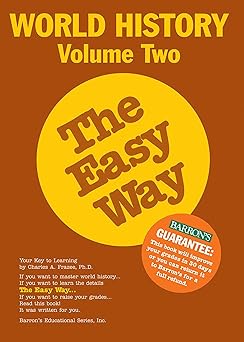 world history the easy way volume two 1st edition charles a frazee 0812097661, 978-0812097665