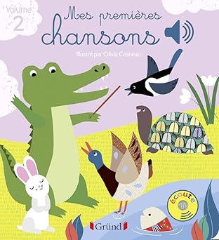 mes premia res chansons volume 2 livre sonore avec 6 puces da s 1 an 1st edition olivia cosneau 2324023318,