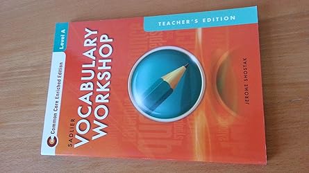 vocabulary workshop common core level a teacher 1st edition nccer 0821580264, 978-0821580264