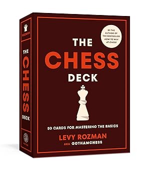 the chess deck 50 cards for mastering the basics 1st edition levy rozman 0593580141, 978-0593580141