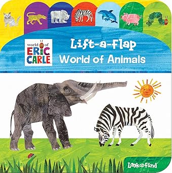 world of eric carle world of animals lift a flap look and find activity book pi kids 1st edition pi kids