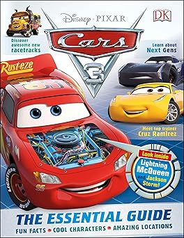 disney pixar cars 3 the essential guide 1st edition dk 1465455590, 978-1465455598