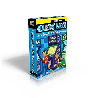 the hardy boys secret files collection books 1 5 trouble at the arcade the missing mitt mystery map hopping
