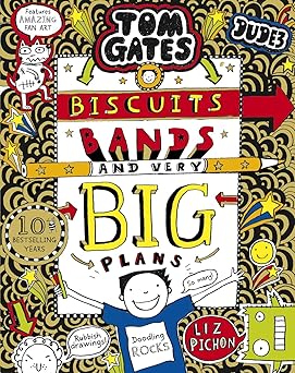 tom gates biscuits bands and very big plans 1st edition liz pichon 1407189301, 978-1407189307