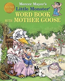 mercer mayers little monster word book with mother goose 1st edition mercer mayer 1607466880, 978-1607466888