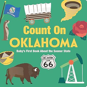 count on oklahoma babya s first book about the sooner state 1st edition nicole larue 1423667514,