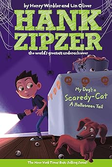 my dogs a scaredy cat #10 a halloween tail 1st edition henry winkler ,lin oliver 044843878x, 978-0448438788