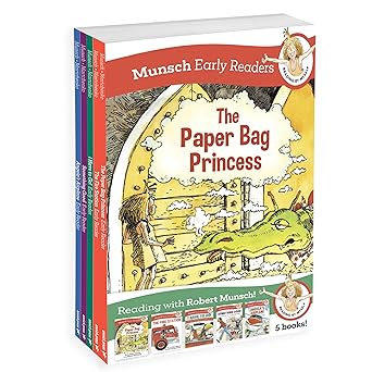 robert munsch early reader pack 5 book set 1st edition robert munsch ,michael martchenko 1773219375,