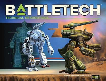 battletech technical readout 3025 a centennial catalyst game labs sourcebook 1st edition catalyst game labs