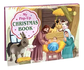 christmas pop up book 1st edition catholic book publishing corp 1958237213, 978-1958237212