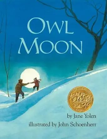 owl moon 1st edition jane yolen ,john schoenherr 0399214577, 978-0399214578