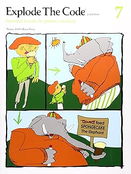 explode the code 7 essential lessons for phonics mastery 1st edition nancy hall ,rena price 0838878075,