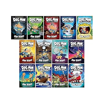 dog man series 1 13 complete books set by dav pilkey enjoy epic adventures with dog man 1st edition dav