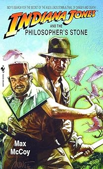 indiana jones and the philosophers stone 1st edition max mccoy 0553561960, 978-0553561968